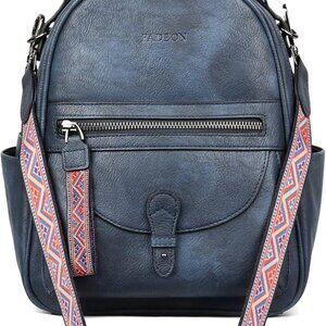 Mini Backpack Purse for Women, Designer Leather Cute Roomly Backpacks, Daily Lad